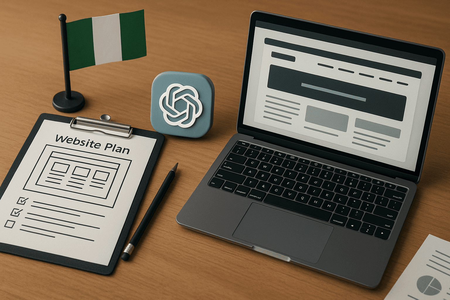 How Nigerian Small Businesses Can Build a Website With AI