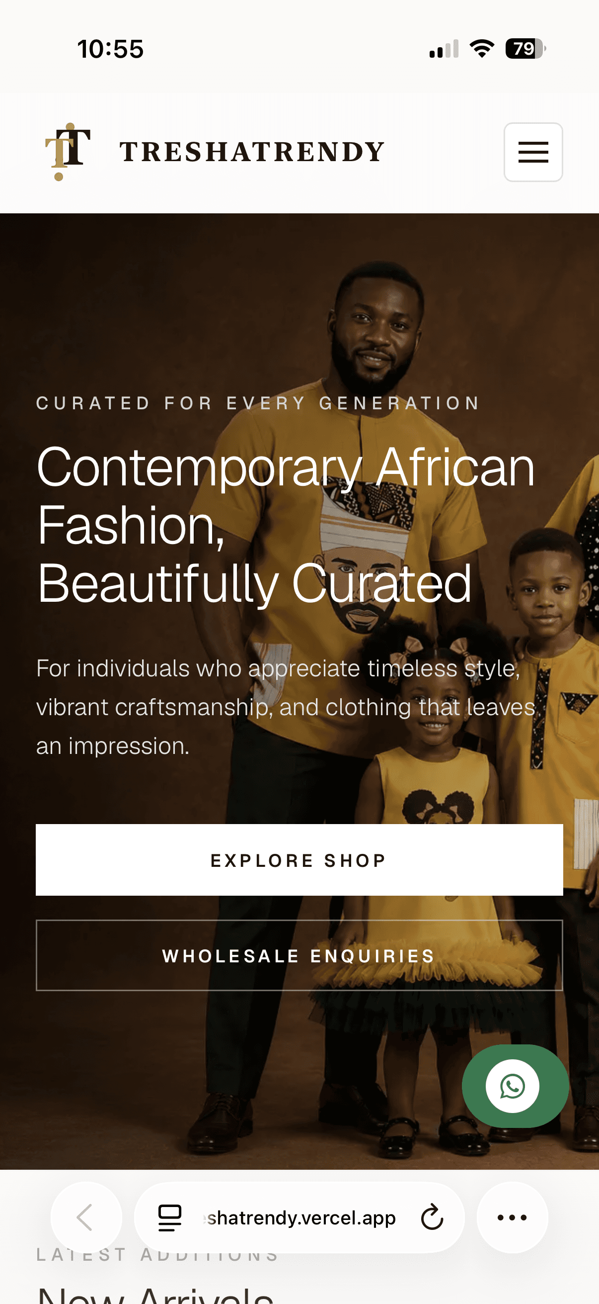 Mobile preview of Treshatrendy — African Fashion Store